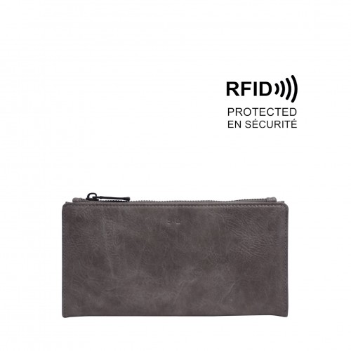 Scottie 2-in-1 Wallet - Charcoal Grey 
